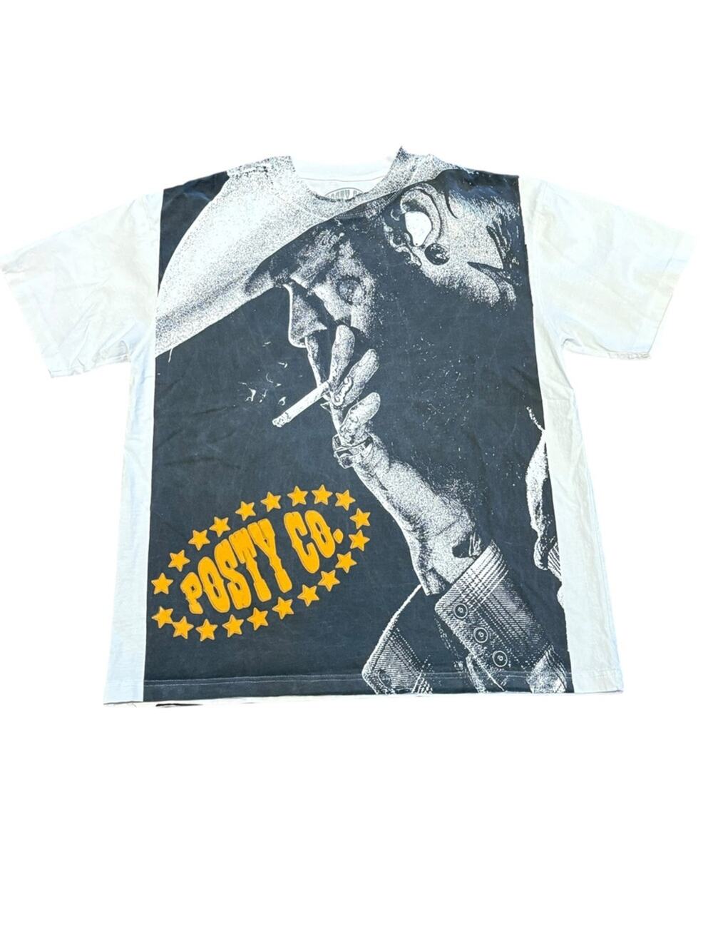 Post Malone Adult XXL Men's White and Black Graphic Tee Concert Merch